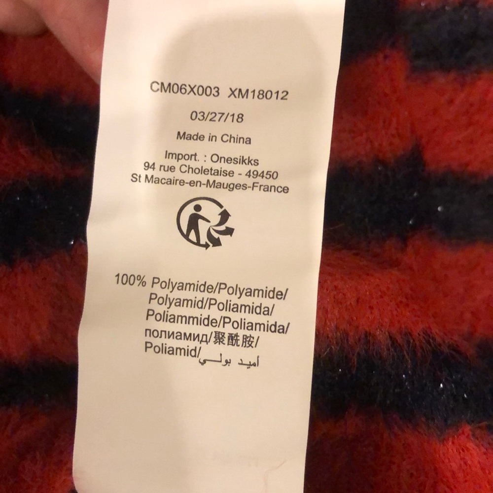 Ikks - Striped Sweater Red/Navy - Picture 4 of 6